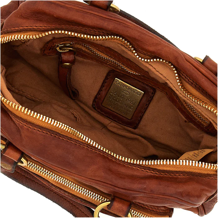 LARICE BOWLING BAG IN COGNAC