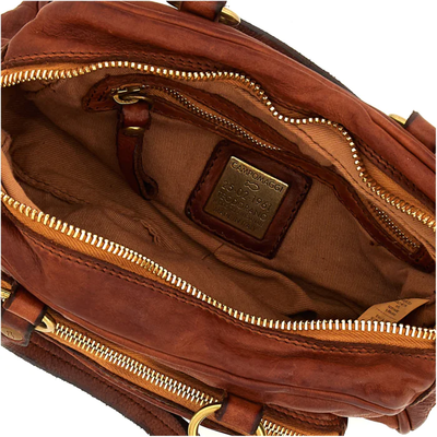 LARICE BOWLING BAG IN COGNAC