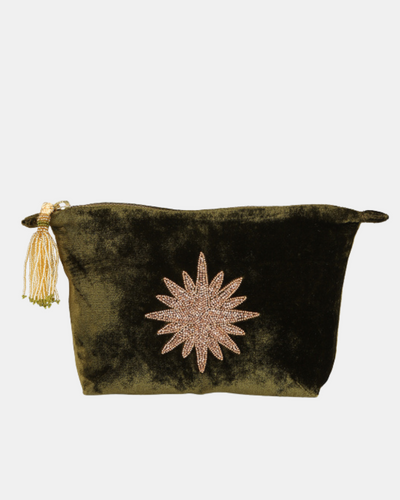 STAR MAKE UP BAG SMALL IN KHAKI