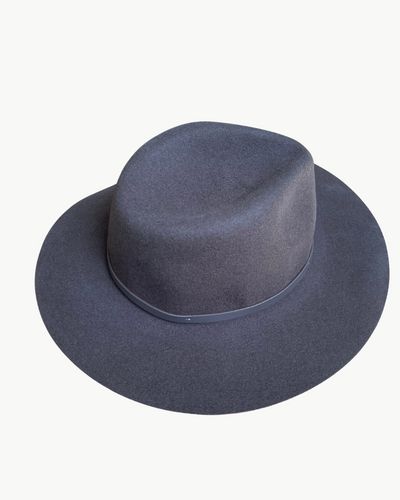 CITY FELT FEDORA IN DARK ESPRESSO