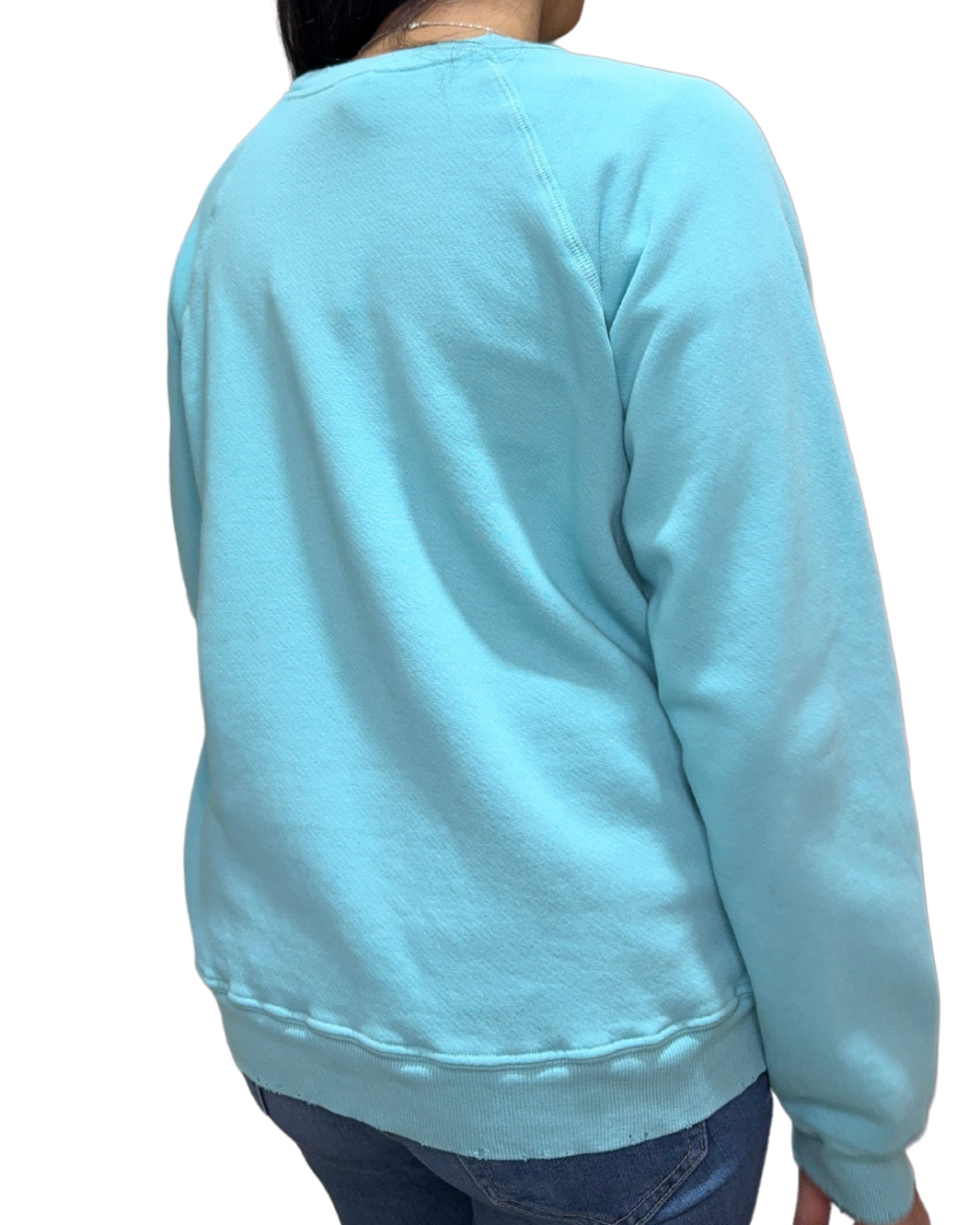 CALIFORNIA CREW SWEATSHIRT IN SEAFOAM