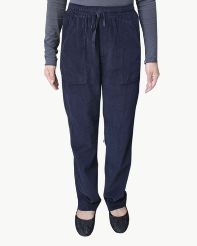 PEYOU WOMAN WOVEN PANT IN MIDNIGHT