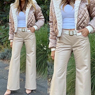 AMANDA IN BEIGE VEGAN