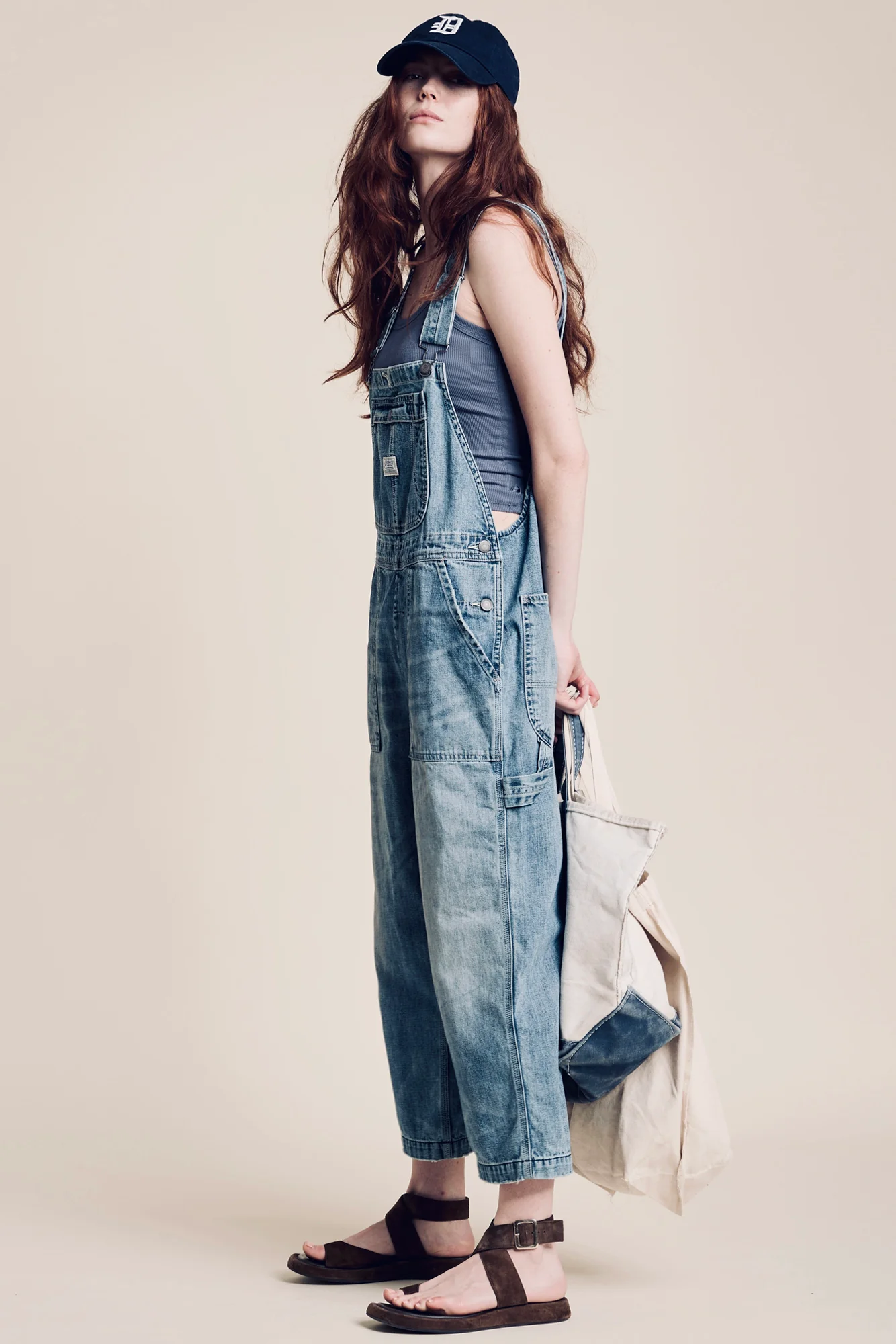 RELAXED OVERALL IN HOLTON INDIGO