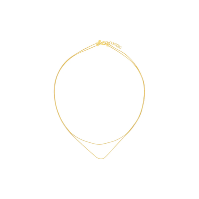 DOUBLE STRAND LIQUID GOLD NECKLACE