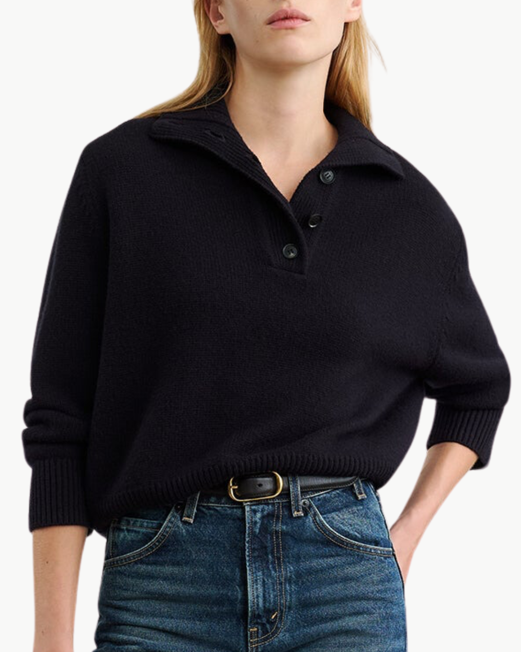 RENATA SWEATER IN DARK NAVY