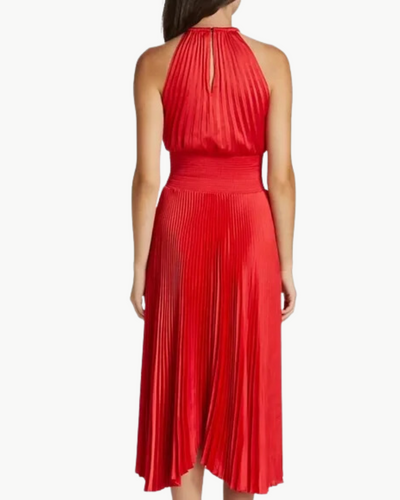 RENZO II DRESS IN REALLY RED