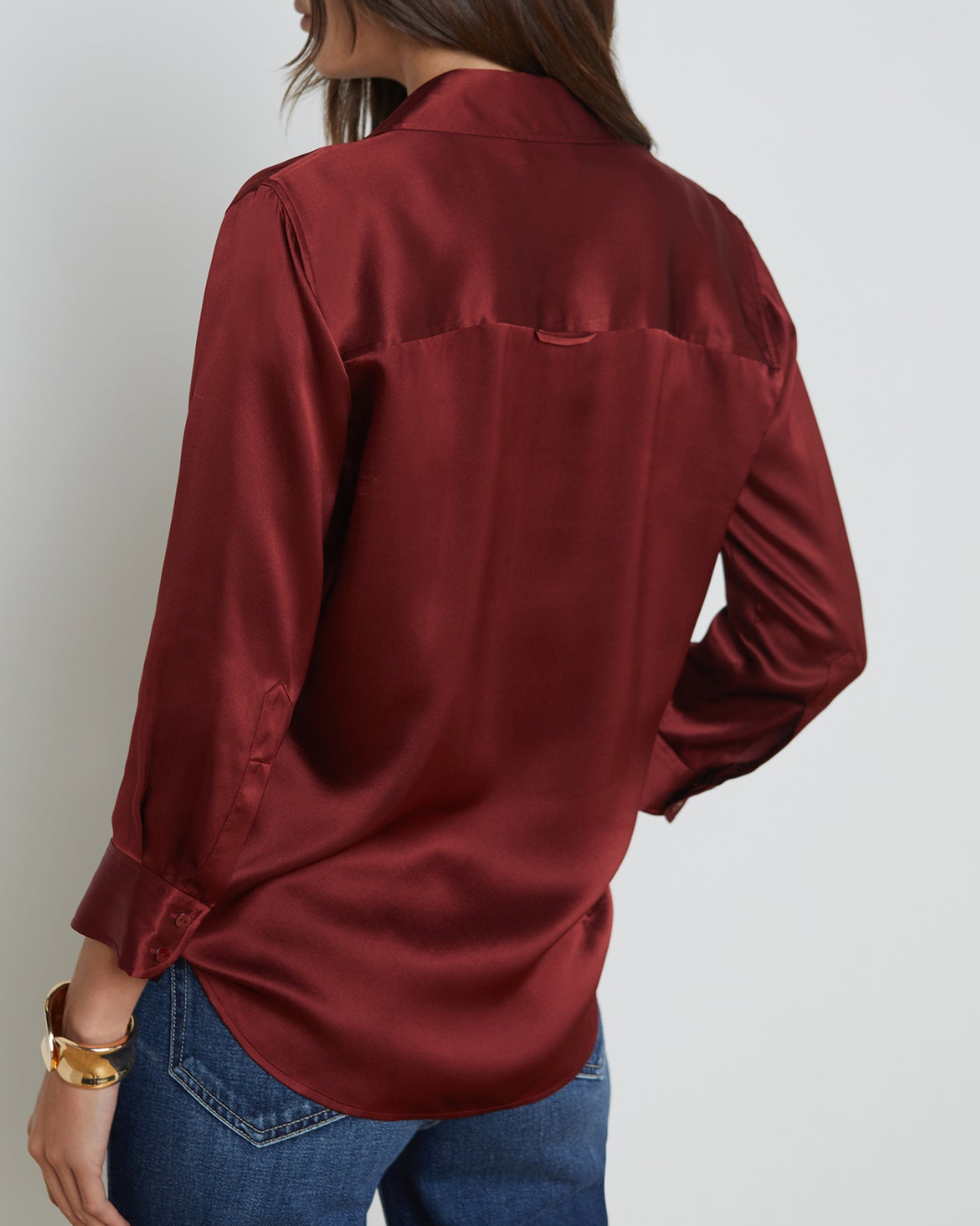 DANI 3/4 SLEEVE BLOUSE IN SYRAH