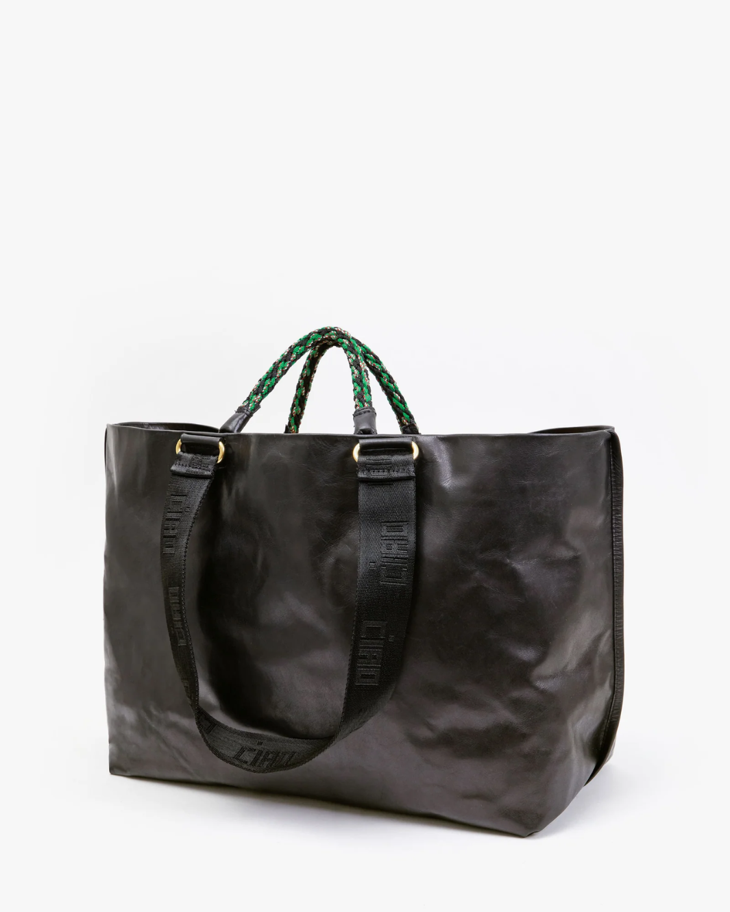 GRANDE BATEAU TOTE IN BLACK NEW LOOK