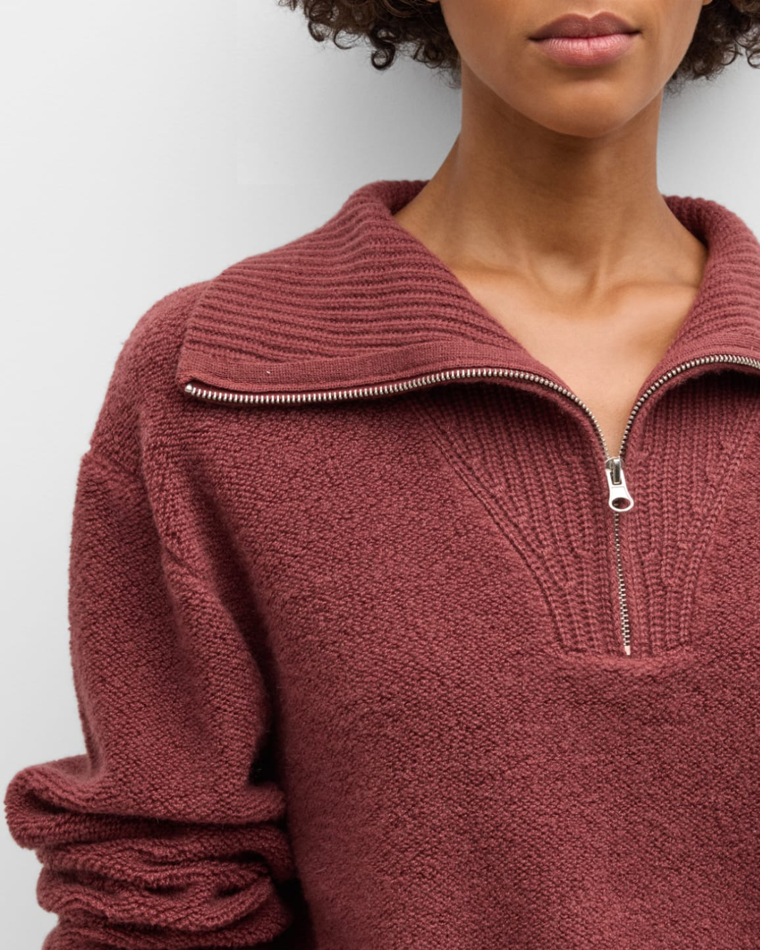 TINSLEY HALF ZIP PULLOVER IN CIMARRON