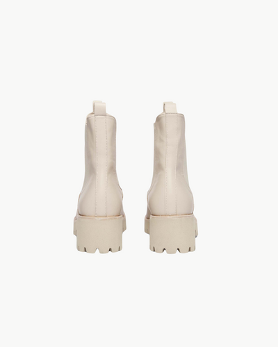 BROOKE RAIN RESISTANT BOOT IN CREAM CALF