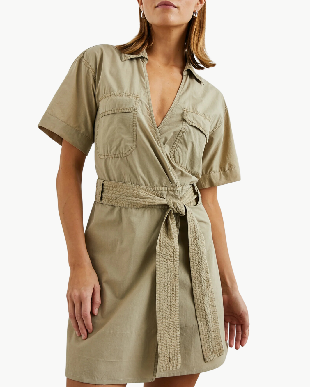 NATALIE DRESS IN OLIVE