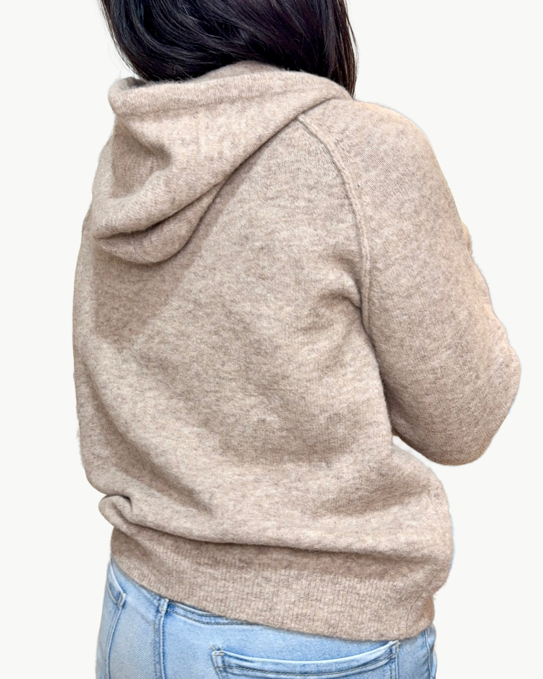 MACLE HOODY KNIT PULLOVER IN CLAY