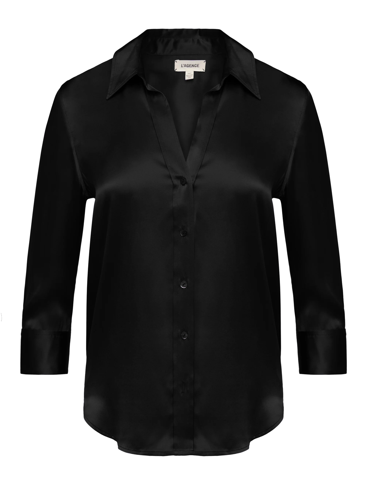 DANI 3/4 SLEEVE BLOUSE IN BLACK