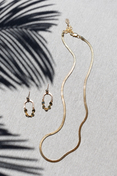 MINI BELL EARRINGS IN GOLD